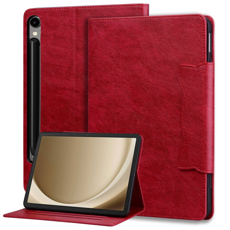 Cat Buckle Leather Smart Tablet Case