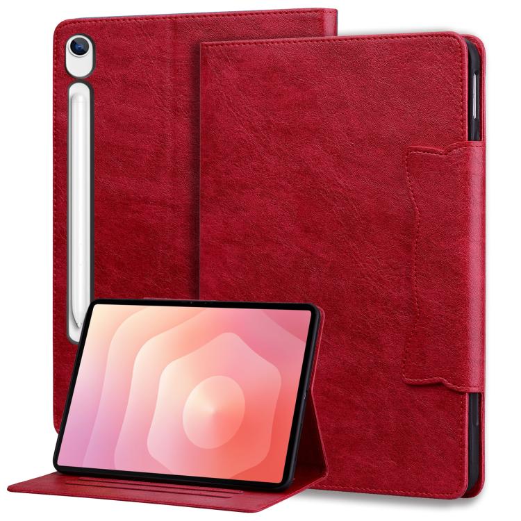 Cat Buckle Leather Smart Tablet Case, For Samsung Galaxy Tab S9 FE / S9 / S8, For Samsung Galaxy Tab S10 Lite / S10 FE, For Samsung Galaxy Tab S11, For Samsung Galaxy Tab S9+ / S8+ / S7+