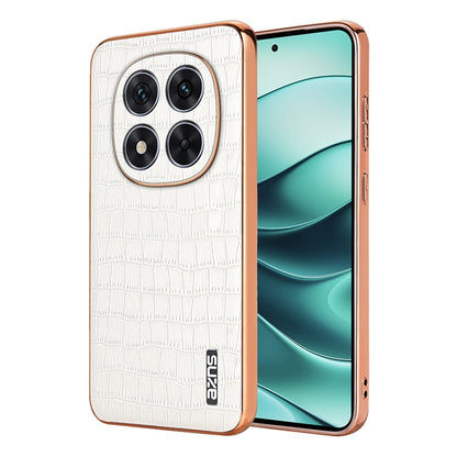 AZNS Electroplated Frame Crocodile Texture Full Coverage Phone Case