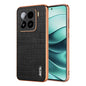 AZNS Electroplated Frame Crocodile Texture Full Coverage Phone Case, For Xiaomi 15T 5G, For Xiaomi 15 Ultra, For Xiaomi 15 Pro, For Xiaomi 15