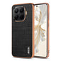 AZNS Electroplated Frame Crocodile Texture Full Coverage Phone Case