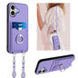 R20 Crossbody Rope Ring Card Holder Phone Case, For iPhone 17 Pro Max, For iPhone 17 Pro, For iPhone 17, For iPhone Air