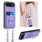 R20 Crossbody Rope Ring Card Holder Phone Case, For iPhone 17 Pro Max, For iPhone 17 Pro, For iPhone 17, For iPhone Air