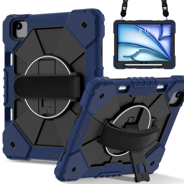 Contrast Color Robot Silicone Hybrid PC Tablet Case, For iPad Air 13 2026 / 2025 / 2024, For iPad Air 11 2026 / 2025 / 2024
