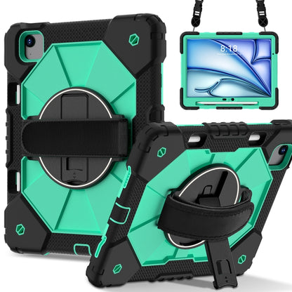 Contrast Color Robot Silicone Hybrid PC Tablet Case, For iPad Air 13 2026 / 2025 / 2024, For iPad Air 11 2026 / 2025 / 2024