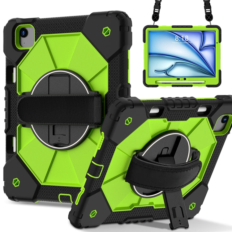 Contrast Color Robot Silicone Hybrid PC Tablet Case, For iPad Air 13 2026 / 2025 / 2024, For iPad Air 11 2026 / 2025 / 2024