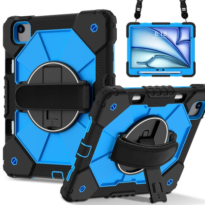 Contrast Color Robot Silicone Hybrid PC Tablet Case, For iPad Air 13 2026 / 2025 / 2024, For iPad Air 11 2026 / 2025 / 2024