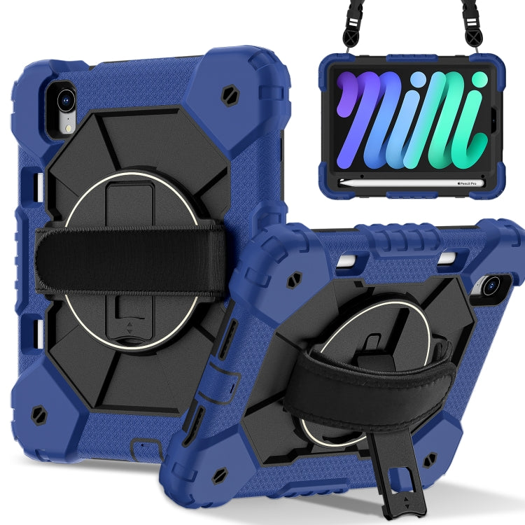 Contrast Color Robot Silicone Hybrid PC Tablet Case, For iPad 2025 / 2022, For iPad mini 2024 / mini 6