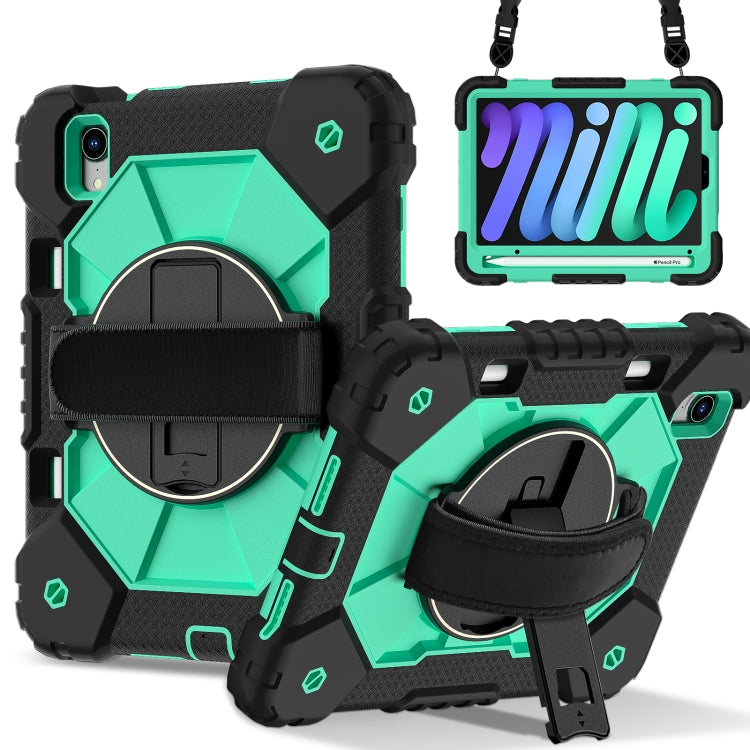 Contrast Color Robot Silicone Hybrid PC Tablet Case, For iPad 2025 / 2022, For iPad mini 2024 / mini 6