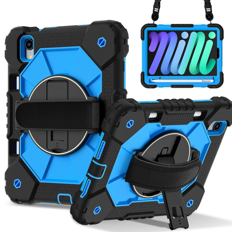 Contrast Color Robot Silicone Hybrid PC Tablet Case, For iPad 2025 / 2022, For iPad mini 2024 / mini 6