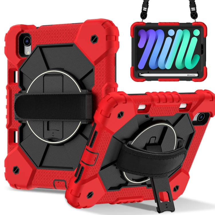 Contrast Color Robot Silicone Hybrid PC Tablet Case, For iPad 2025 / 2022, For iPad mini 2024 / mini 6