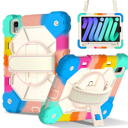 Contrast Color Robot Silicone Hybrid PC Tablet Case, For iPad 2025 / 2022, For iPad mini 2024 / mini 6