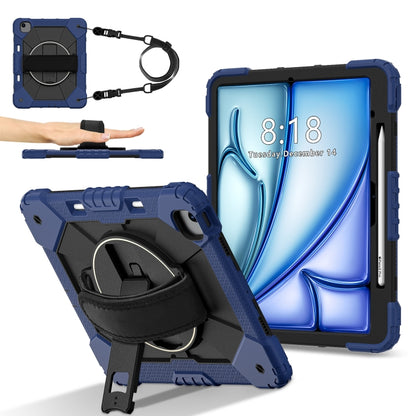 Contrast Color Robot Silicone Hybrid PC Tablet Case, For iPad Air 13 2026 / 2025 / 2024, For iPad Air 11 2026 / 2025 / 2024