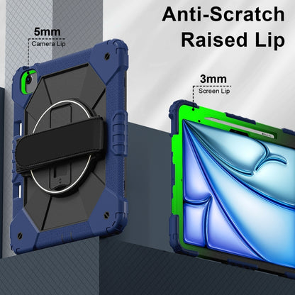 Contrast Color Robot Silicone Hybrid PC Tablet Case, For iPad Air 13 2026 / 2025 / 2024, For iPad Air 11 2026 / 2025 / 2024
