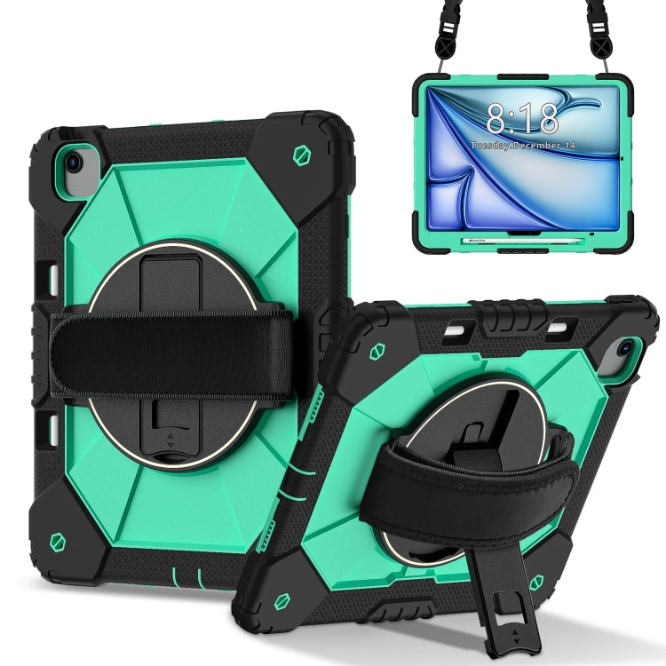 Contrast Color Robot Silicone Hybrid PC Tablet Case, For iPad Air 13 2026 / 2025 / 2024, For iPad Air 11 2026 / 2025 / 2024