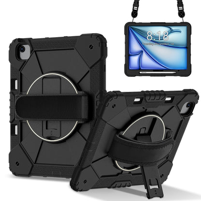 Contrast Color Robot Silicone Hybrid PC Tablet Case, For iPad Air 13 2026 / 2025 / 2024, For iPad Air 11 2026 / 2025 / 2024