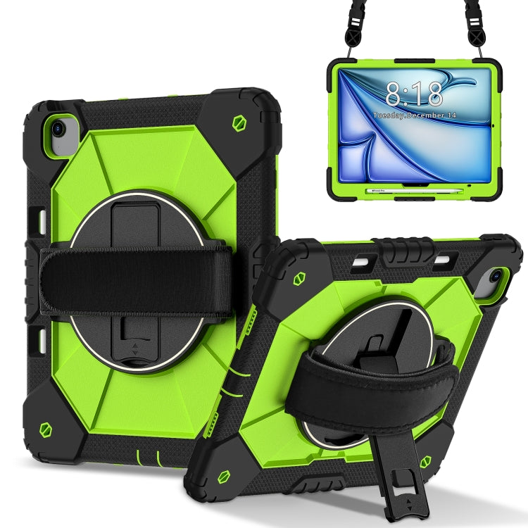 Contrast Color Robot Silicone Hybrid PC Tablet Case, For iPad Air 13 2026 / 2025 / 2024, For iPad Air 11 2026 / 2025 / 2024
