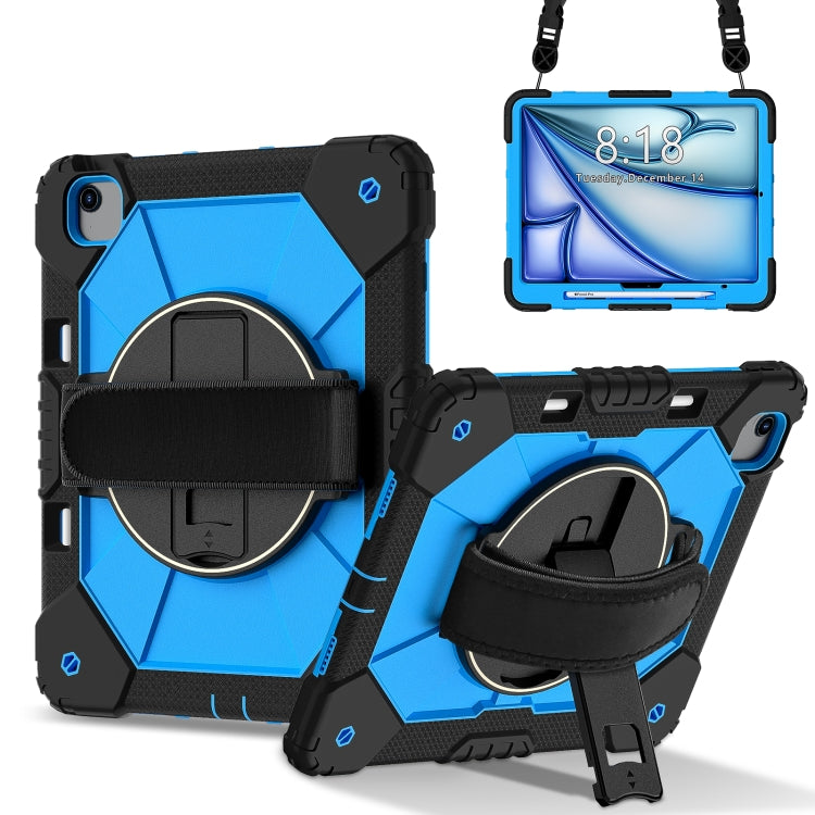 Contrast Color Robot Silicone Hybrid PC Tablet Case, For iPad Air 13 2026 / 2025 / 2024, For iPad Air 11 2026 / 2025 / 2024
