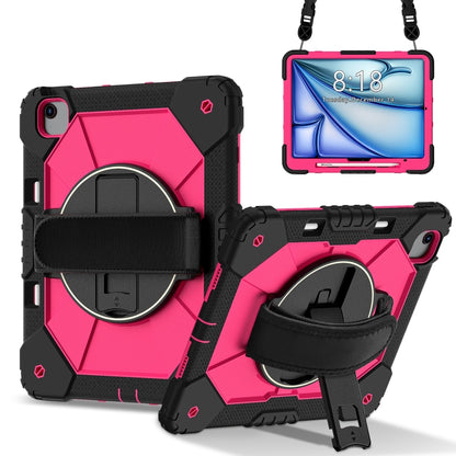 Contrast Color Robot Silicone Hybrid PC Tablet Case, For iPad Air 13 2026 / 2025 / 2024, For iPad Air 11 2026 / 2025 / 2024