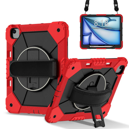 Contrast Color Robot Silicone Hybrid PC Tablet Case, For iPad Air 13 2026 / 2025 / 2024, For iPad Air 11 2026 / 2025 / 2024