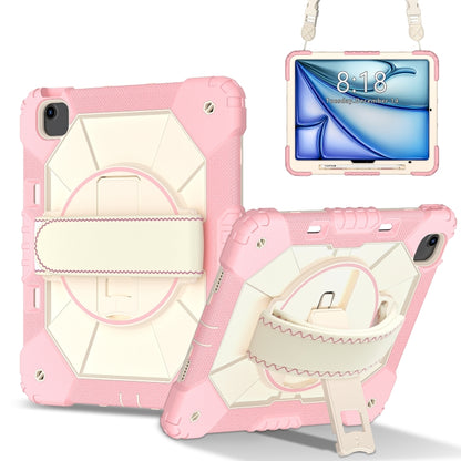 Contrast Color Robot Silicone Hybrid PC Tablet Case, For iPad Air 13 2026 / 2025 / 2024, For iPad Air 11 2026 / 2025 / 2024