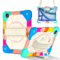 Contrast Color Robot Silicone Hybrid PC Tablet Case, For iPad Air 13 2026 / 2025 / 2024, For iPad Air 11 2026 / 2025 / 2024
