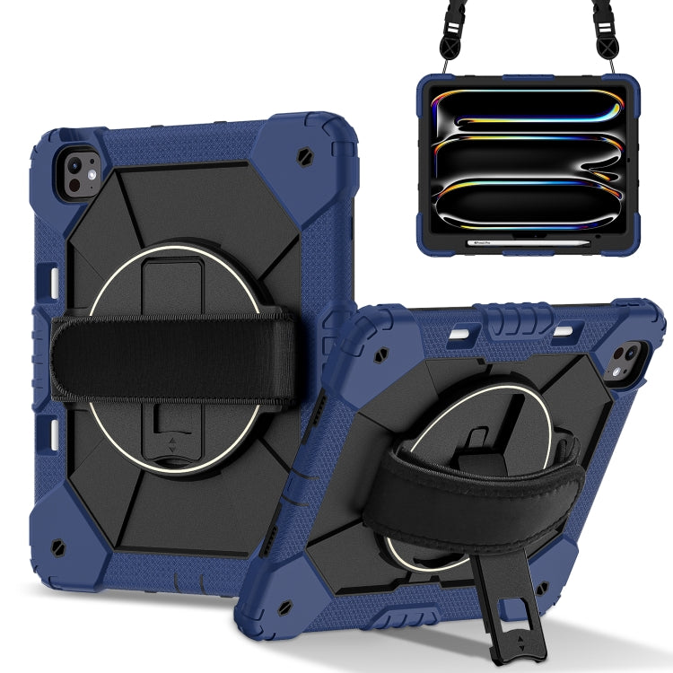 Contrast Color Robot Silicone Hybrid PC Tablet Case, For iPad Pro 13 2025 / 2024, For iPad Pro 11 2025 / 2024