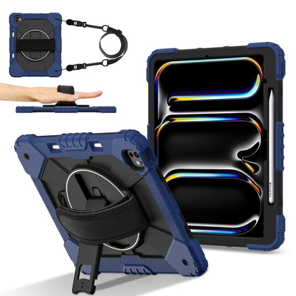 Contrast Color Robot Silicone Hybrid PC Tablet Case, For iPad Pro 13 2025 / 2024, For iPad Pro 11 2025 / 2024