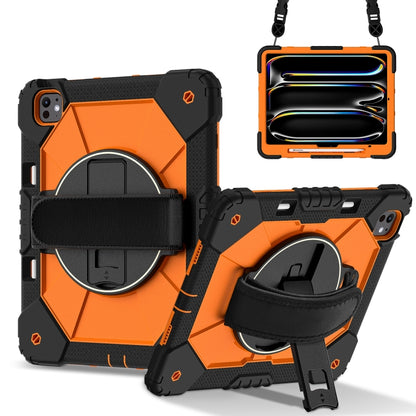 Contrast Color Robot Silicone Hybrid PC Tablet Case, For iPad Pro 13 2025 / 2024, For iPad Pro 11 2025 / 2024