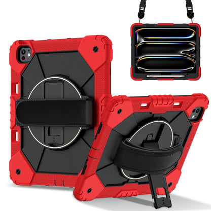 Contrast Color Robot Silicone Hybrid PC Tablet Case, For iPad Pro 13 2025 / 2024, For iPad Pro 11 2025 / 2024