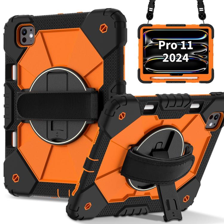 Contrast Color Robot Silicone Hybrid PC Tablet Case, For iPad Pro 13 2025 / 2024, For iPad Pro 11 2025 / 2024