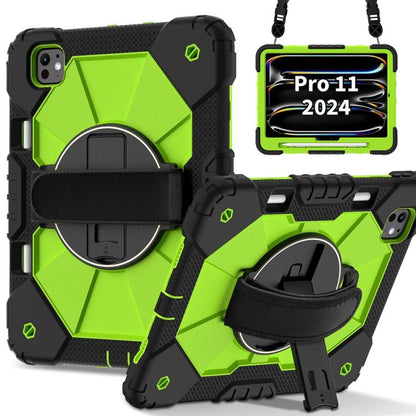 Contrast Color Robot Silicone Hybrid PC Tablet Case, For iPad Pro 13 2025 / 2024, For iPad Pro 11 2025 / 2024