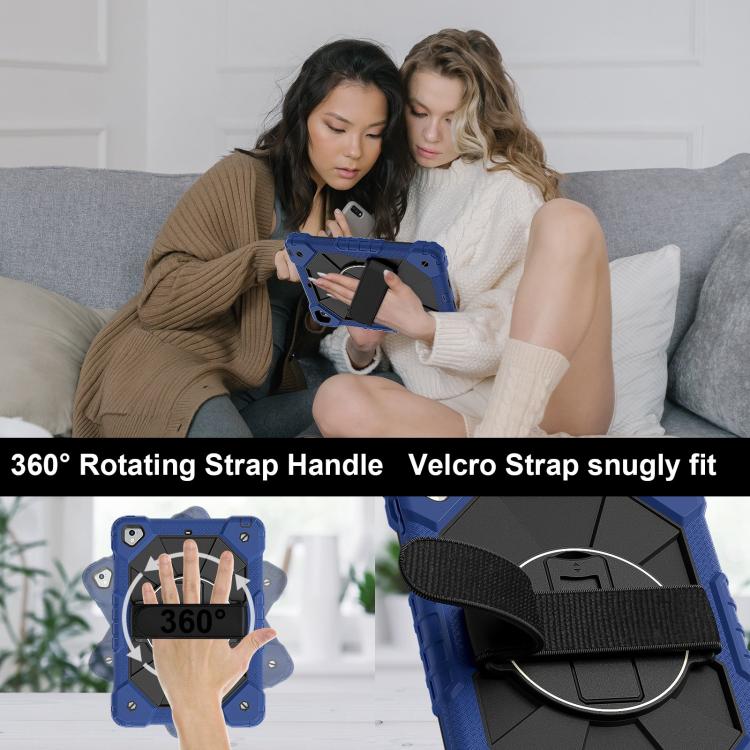 Contrast Color Robot Silicone Hybrid PC Tablet Case