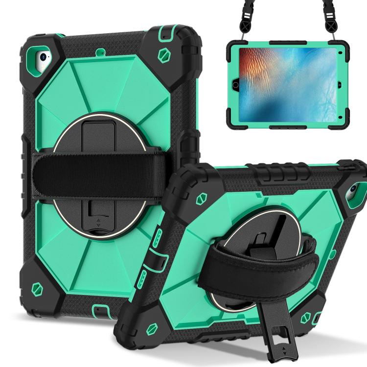 Contrast Color Robot Silicone Hybrid PC Tablet Case