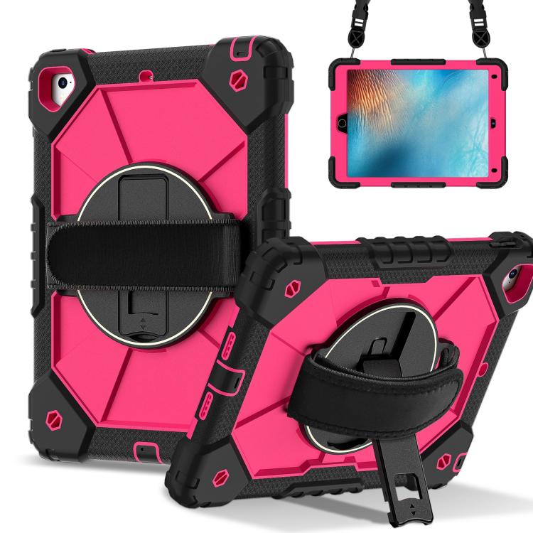 Contrast Color Robot Silicone Hybrid PC Tablet Case