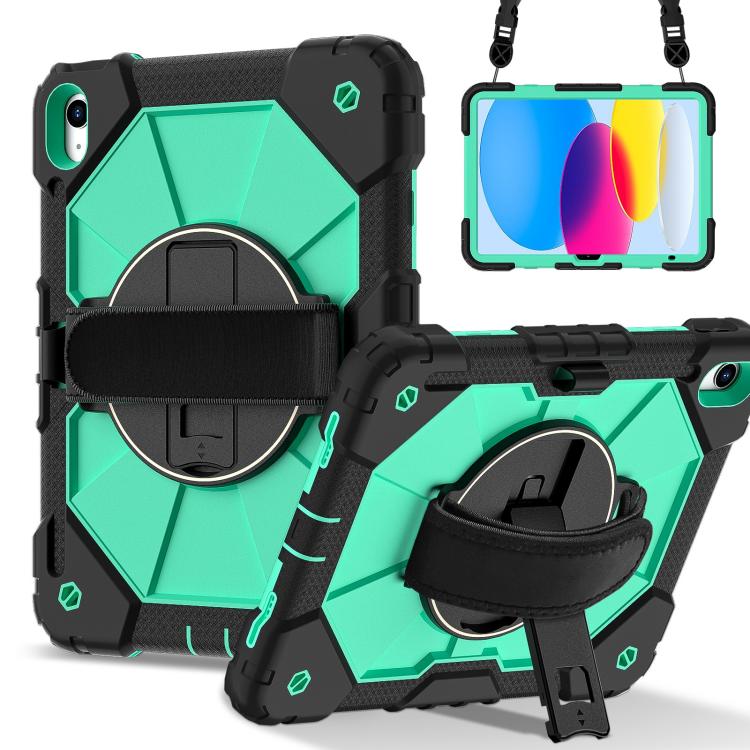 Contrast Color Robot Silicone Hybrid PC Tablet Case, For iPad 2025 / 2022, For iPad mini 2024 / mini 6