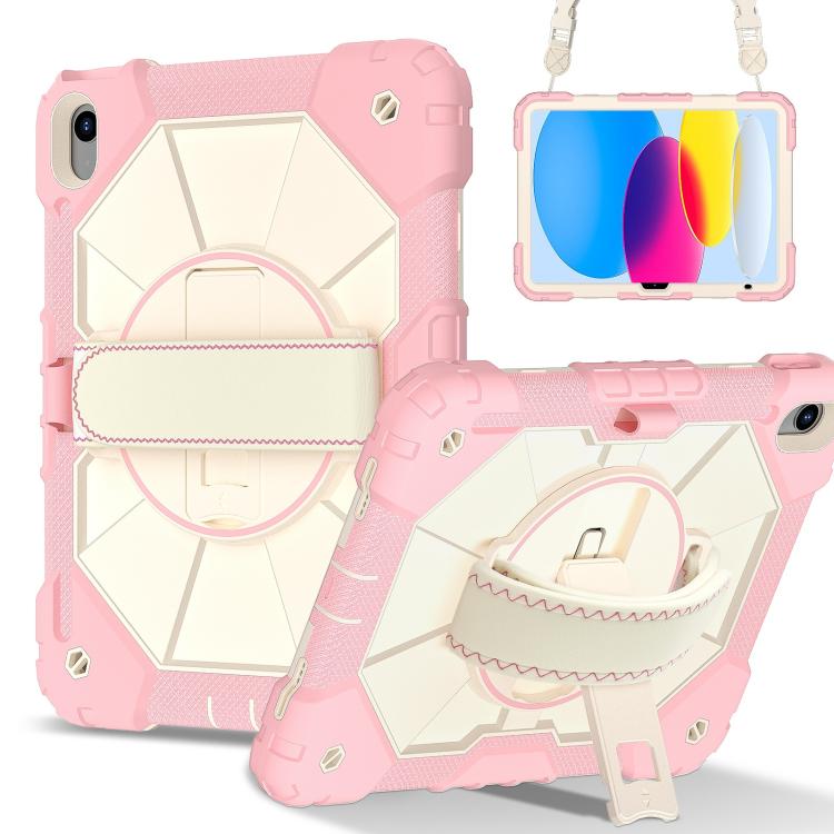 Contrast Color Robot Silicone Hybrid PC Tablet Case, For iPad 2025 / 2022, For iPad mini 2024 / mini 6