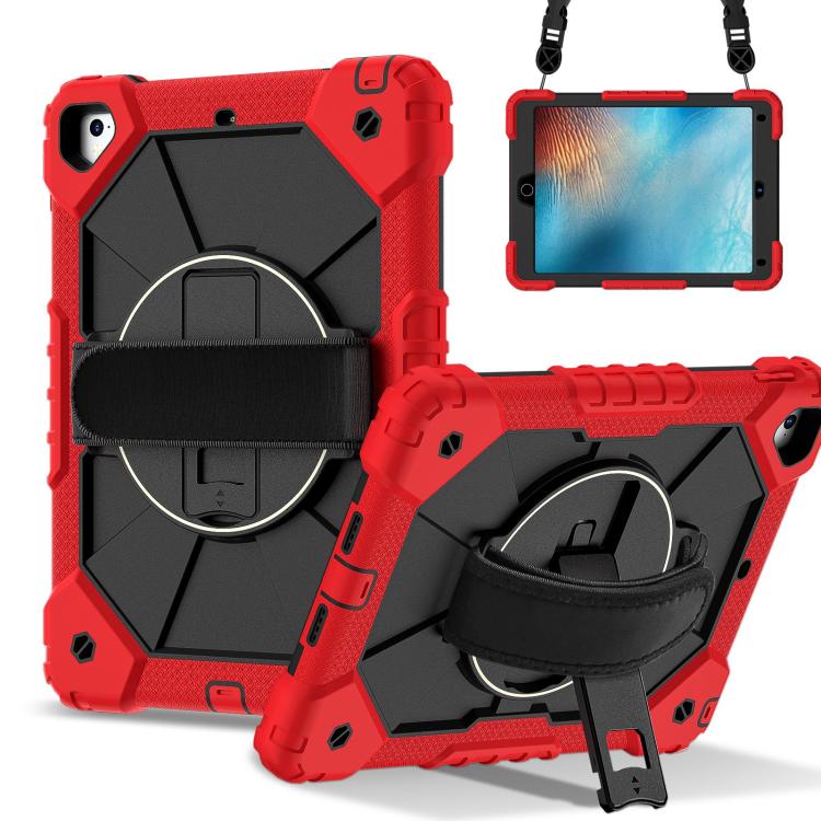 Contrast Color Robot Silicone Hybrid PC Tablet Case, For iPad Air 5 / 4 / Pro 11, For iPad 10.2 2021 / 2020 / 2019