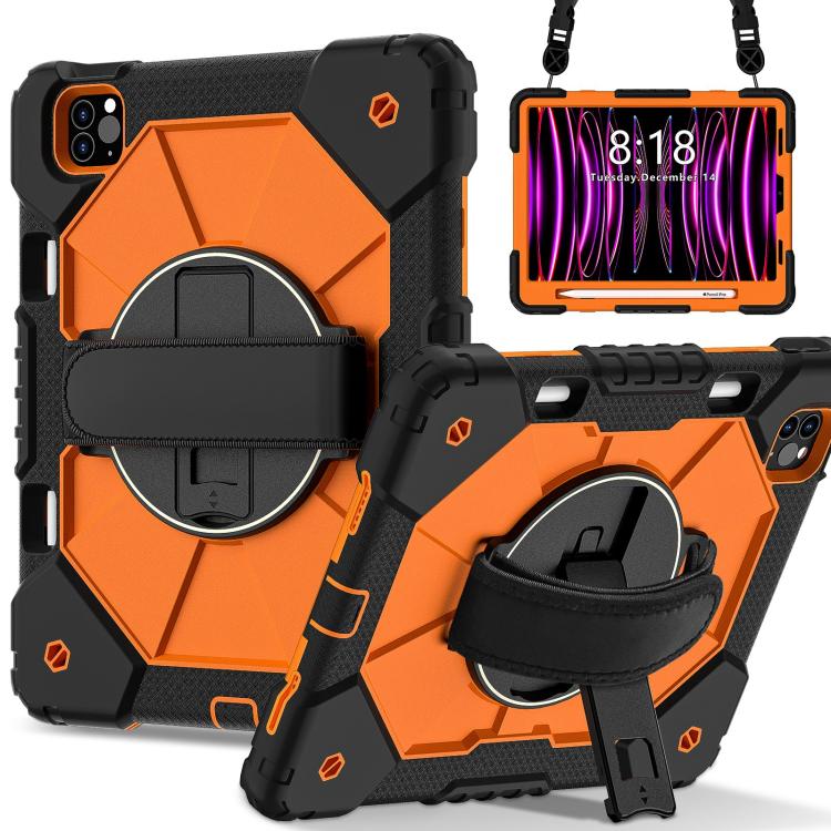 Contrast Color Robot Silicone Hybrid PC Tablet Case, For iPad Air 5 / 4 / Pro 11, For iPad 10.2 2021 / 2020 / 2019