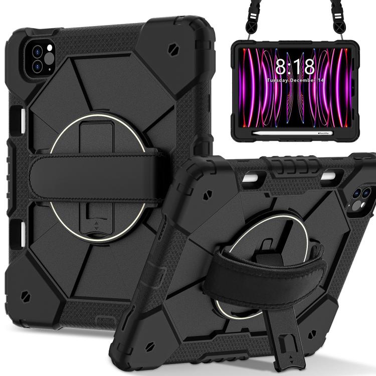 Contrast Color Robot Silicone Hybrid PC Tablet Case, For iPad Air 5 / 4 / Pro 11, For iPad 10.2 2021 / 2020 / 2019