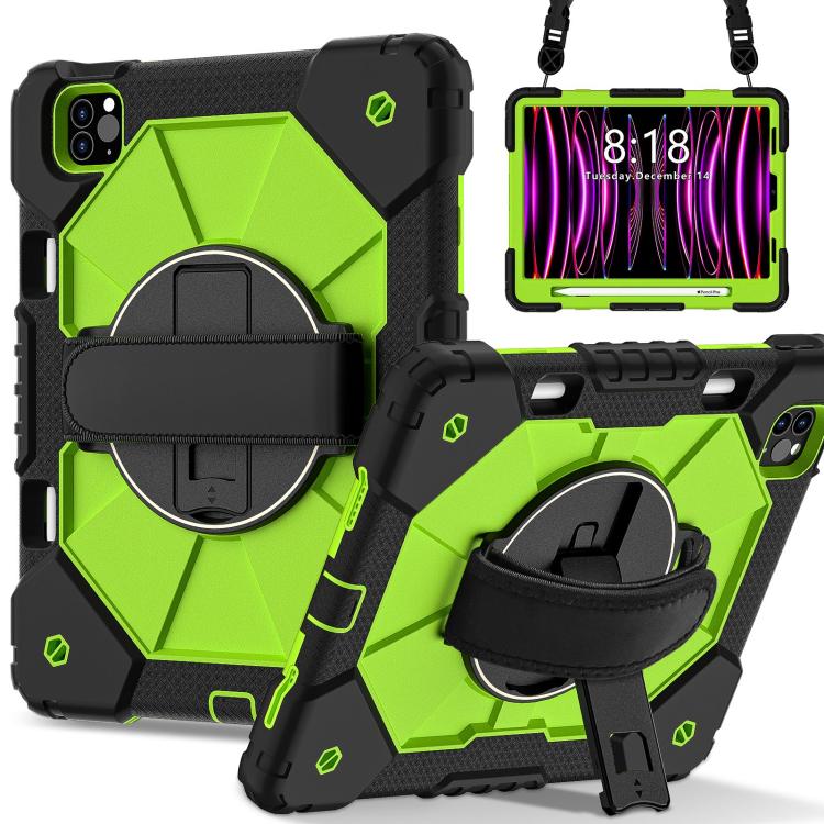 Contrast Color Robot Silicone Hybrid PC Tablet Case, For iPad Air 5 / 4 / Pro 11, For iPad 10.2 2021 / 2020 / 2019