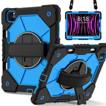 Contrast Color Robot Silicone Hybrid PC Tablet Case, For iPad Air 5 / 4 / Pro 11, For iPad 10.2 2021 / 2020 / 2019