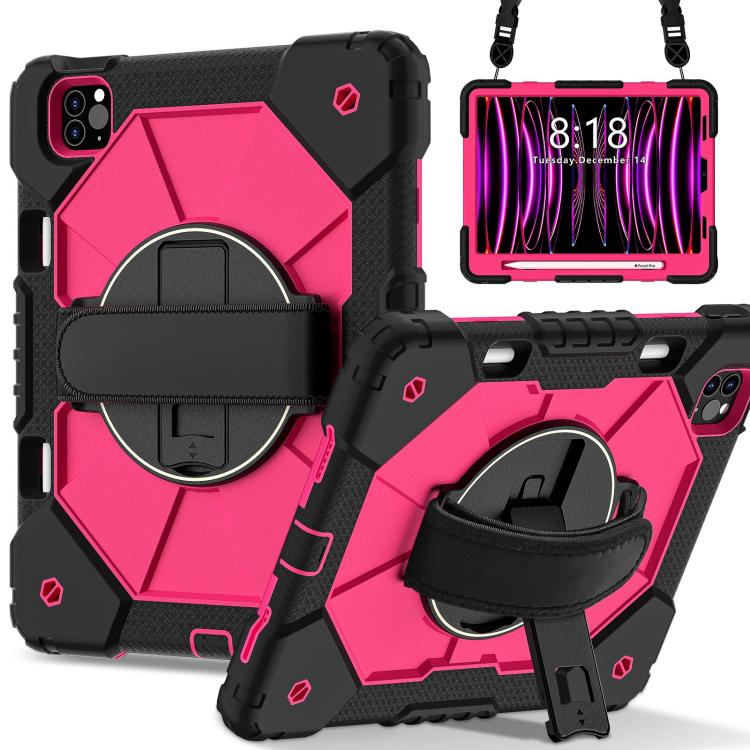 Contrast Color Robot Silicone Hybrid PC Tablet Case, For iPad Air 5 / 4 / Pro 11, For iPad 10.2 2021 / 2020 / 2019