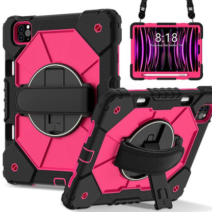 Contrast Color Robot Silicone Hybrid PC Tablet Case, For iPad Air 5 / 4 / Pro 11, For iPad 10.2 2021 / 2020 / 2019