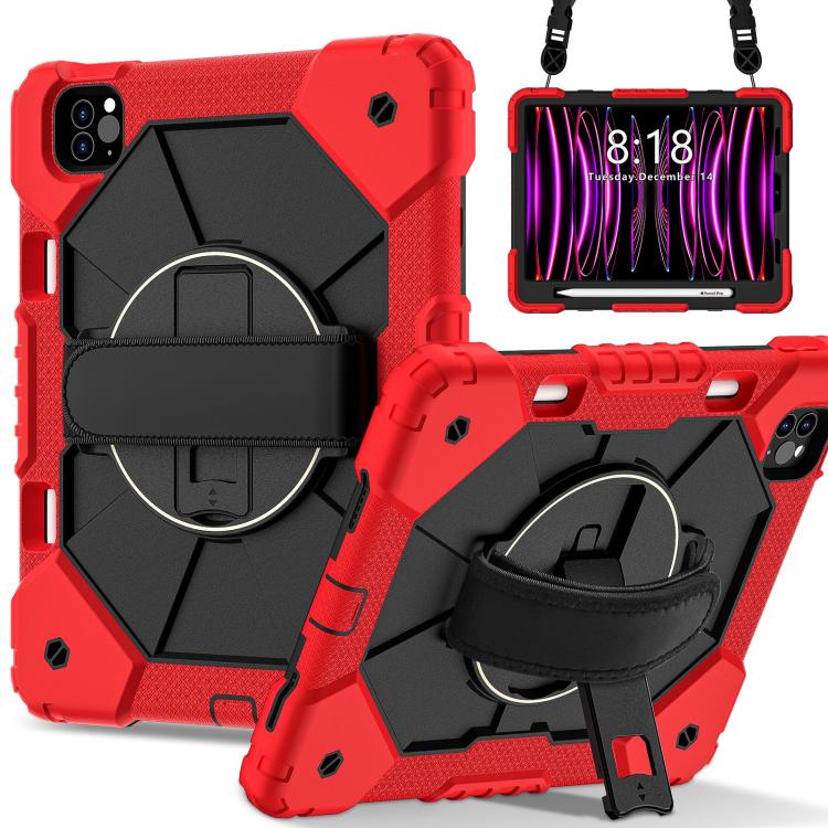Contrast Color Robot Silicone Hybrid PC Tablet Case, For iPad Air 5 / 4 / Pro 11, For iPad 10.2 2021 / 2020 / 2019