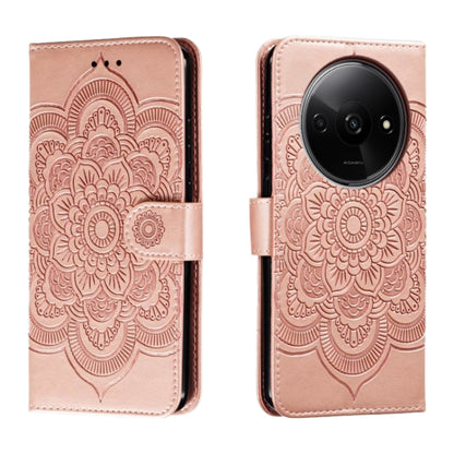 Sun Mandala Embossing Pattern Phone Leather Case, Series 1