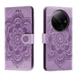 Sun Mandala Embossing Pattern Phone Leather Case, Series 1