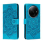 Sun Mandala Embossing Pattern Phone Leather Case, Series 1