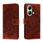 Sun Mandala Embossing Pattern Phone Leather Case, Series 1