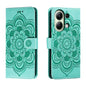 Sun Mandala Embossing Pattern Phone Leather Case, Series 1